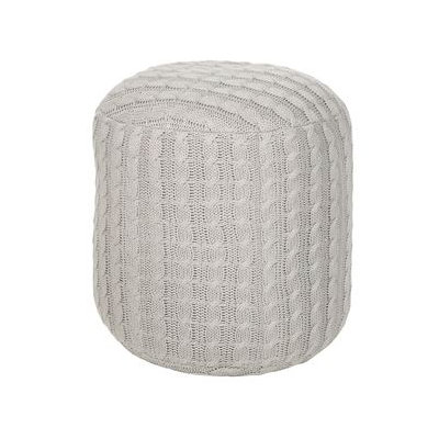 Surya Rug Pouf Ottoman