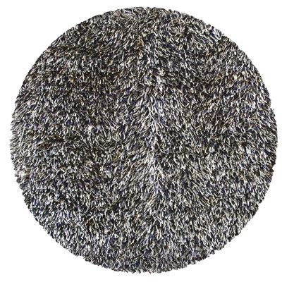 Foreign Accents Elementz Fettuccine Silver/Black Rug