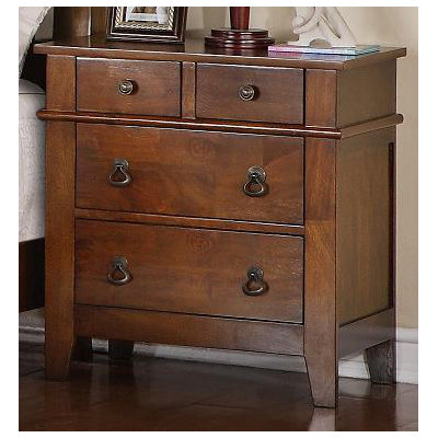Click To Image : Phoenix 4 Drawer Nightstand by Sunset Trading Now