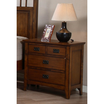 Click To Image : Tremont 4 Drawer Nightstand by Sunset Trading Now