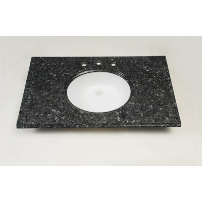 Vintage Stone 22" x 37" Granite Vanity Top with 8" Centers