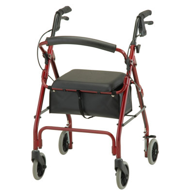 Nova Ortho-Med, Inc. Cruiser Deluxe Classic Walker with Detachable Flip Back
