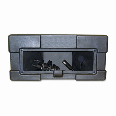 AmpliVox Sound Systems Amplipod Portable Podium PA System, 50-Watt Multimedia Amplifier w/3 Mic Inputs