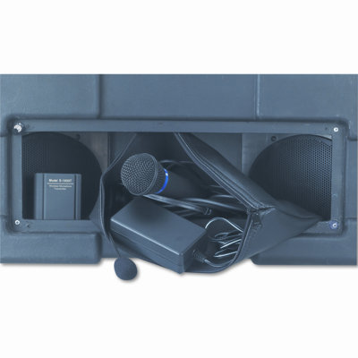 AmpliVox Sound Systems Amplipod Wireless Portable Podium/Lectern, Black