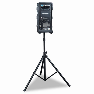 AmpliVox Sound Systems Portable Wireless Digital Travel Partner Public Address System, Black