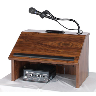 AmpliVox Sound Systems EZ Folding Lectern with Carrying Case