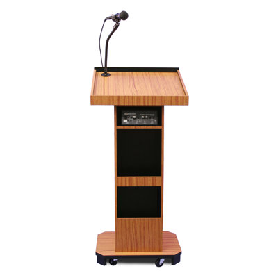 AmpliVox Sound Systems Executive Sound Column Lectern