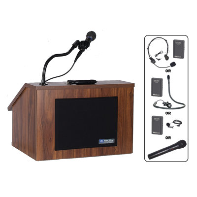 AmpliVox Sound Systems EZ Folding Lectern with Carrying Case