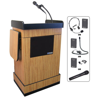 AmpliVox Sound Systems Multimedia Computer Lectern