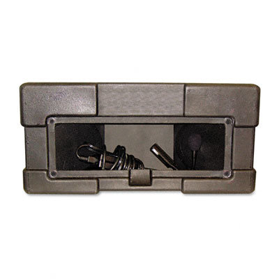 AmpliVox Sound Systems Amplipod Portable Podium PA System, 50-Watt Multimedia Amplifier w/3 Mic Inputs