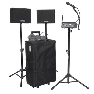 AmpliVox Sound Systems Wireless Powered Speaker Voice Carrier