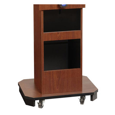 AmpliVox Sound Systems Executive Adjustable Height Sound Column Lectern