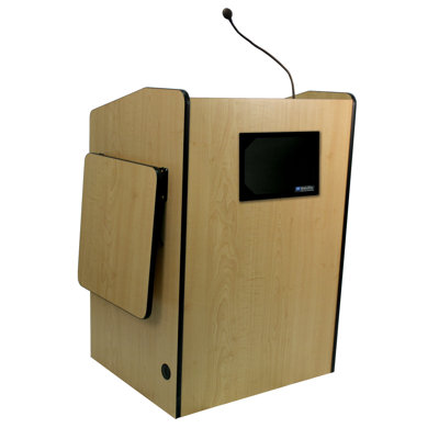 AmpliVox Sound Systems Wired44" Multimedia Presentation Podium