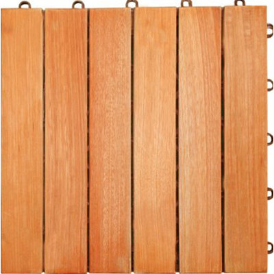 Vifah FSC-Certified FSC Eucalyptus Hardwood / 1 Box of 10 Tiles