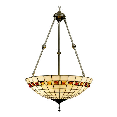 Dale Tiffany 3 Light Inverted Pendant Dale Tiffany 3 Light Inverted Pendant