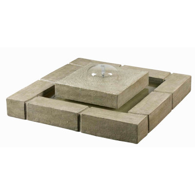 Kenroy Home Belgian Block Resin Floor Fountain
