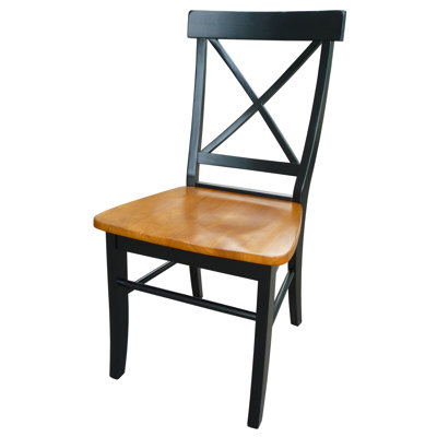 International Concepts Cross Back Side Chair (Set of 2)