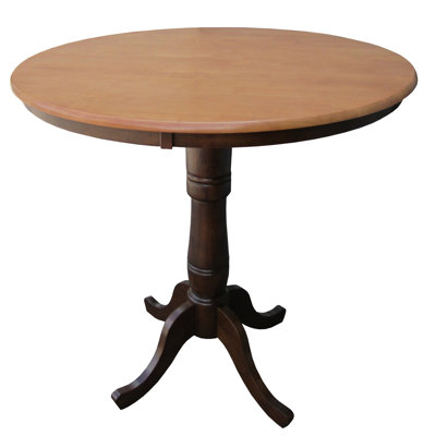 International Concepts Round Top Pedestal Table