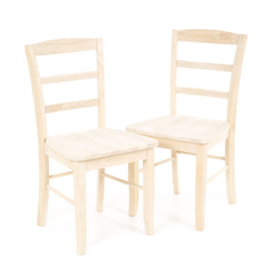 International Concepts Madrid Ladderback Side Chair (Set of 2)