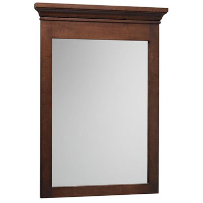 Ronbow Transitional Style 24" x 33" Wood Framed Mirror