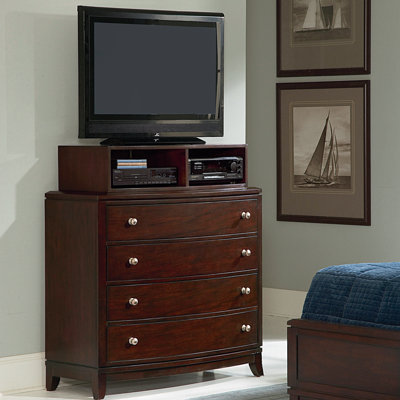 Wynwood Furniture Bellaire 4 Drawer Media Deck