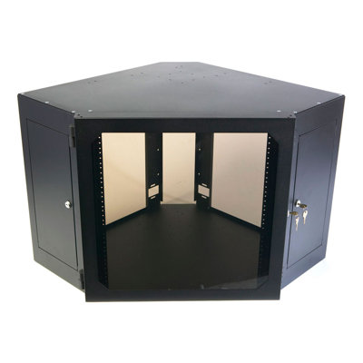 Kendall Howard The 12U Corner Wallmount Cabinet