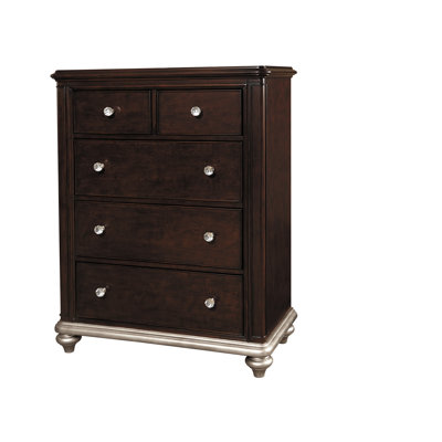 Girls' Glam 5 Drawer Chest by Samuel Lawrence -image