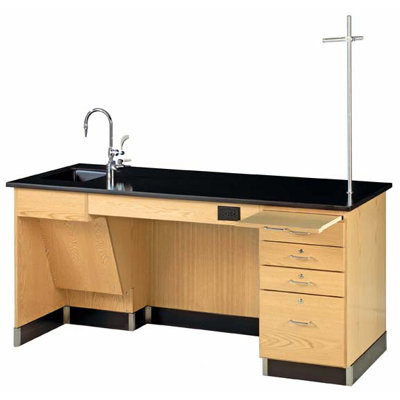Diversified Woodcrafts 5' Wide Instructor's Desk