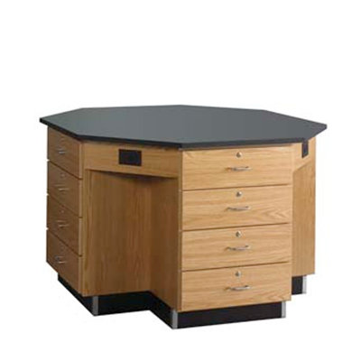 Diversified Woodcrafts Octagon Workstation