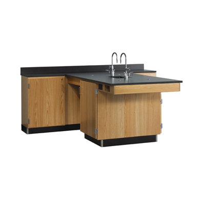 Diversified Woodcrafts Perimeter Workstation