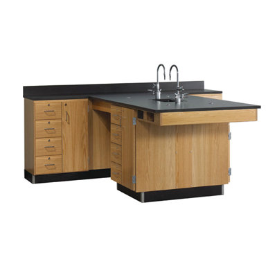 Diversified Woodcrafts Perimeter Workstation