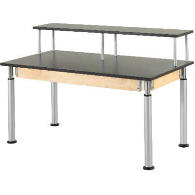 Diversified Woodcrafts Adjustable Height Riser Table