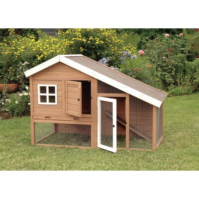 Precision Pet Products Cape Cod Chicken Coop with Chicken Run, Nesting ...