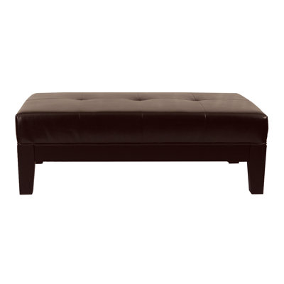 Safavieh Leather Ottoman