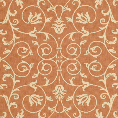Safavieh Courtyard Terracotta/Natural Persian Rug