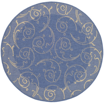 Safavieh Courtyard Blue/Natural Rug