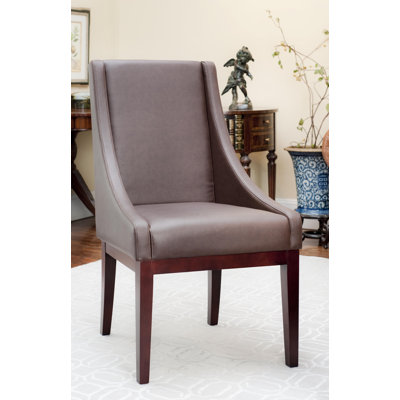 Sloping Leather Chair