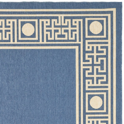 Safavieh Courtyard Blue/Beige Rug