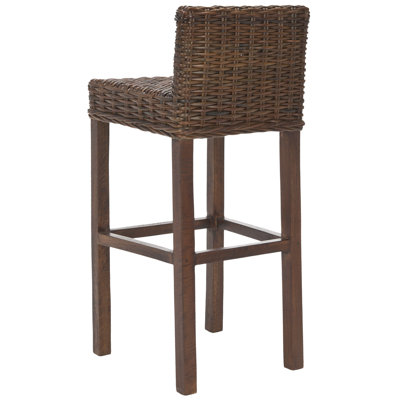 Safavieh Carissa Bar Stool in Cappuccino