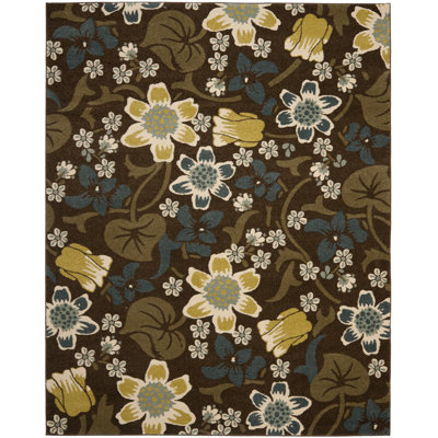 Safavieh Newbury Brown / Mustard Rug