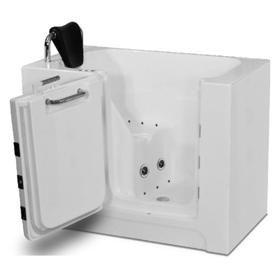 Therapeutic Tubs Catalina 27" x 39" Whirlpool and Air Massage Walk In Bath Tub