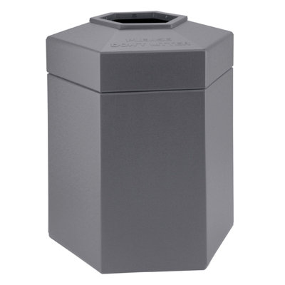 Commercial Zone 45 Gallon Hex Waste Container