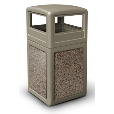 Commercial Zone 38 Gallon StoneTec Panel with Dome Lid