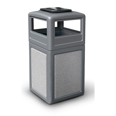 Commercial Zone 38-Gallon StoneTec Panel with Ashtray Dome Lid