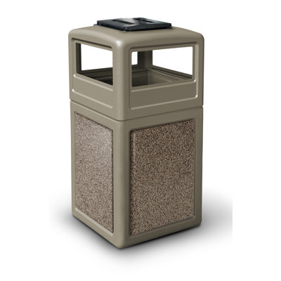 Commercial Zone 38-Gallon StoneTec Panel with Ashtray Dome Lid