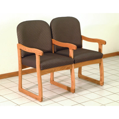 Wooden Mallet Prairie Two Seat Guest Chair