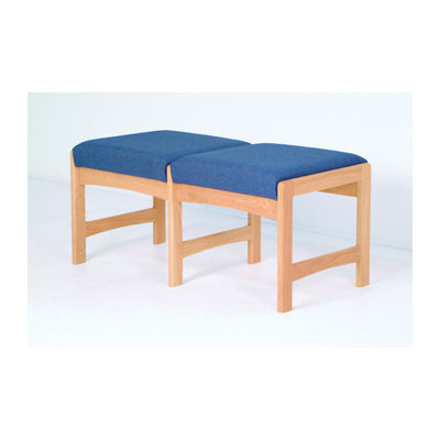 Wooden Mallet Dakota Wave Two Seat Bench