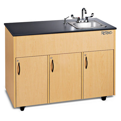 Ozark River Portable Sinks Advantage 1 Portable Hand Washing Station NSF Certified with Storage Cabinet