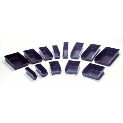 Quantum Storage Recycled Shelf Bin (4" H x 6 5/8" W x 11 5/8" D)