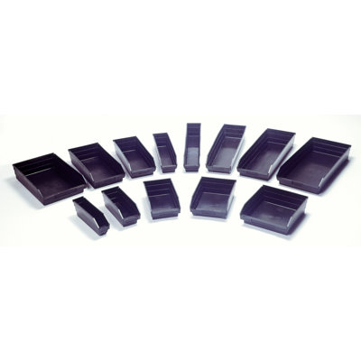 Quantum Storage Recycled Shelf Bin (4" H x 8 3/8" W x 11 5/8" D)